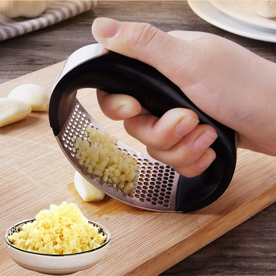 Vitlökspress i Rostfritt Stål – Snabb, Enkel & Ergonomisk