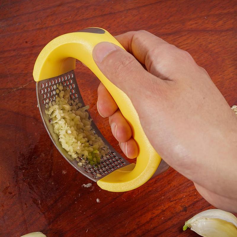 Vitlökspress i Rostfritt Stål – Snabb, Enkel & Ergonomisk