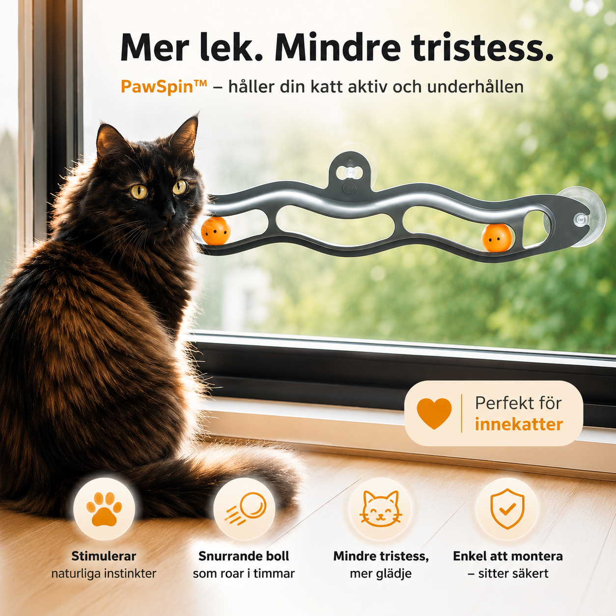 PawSpin™ – Håller Din Katt Aktiv & Underhållen