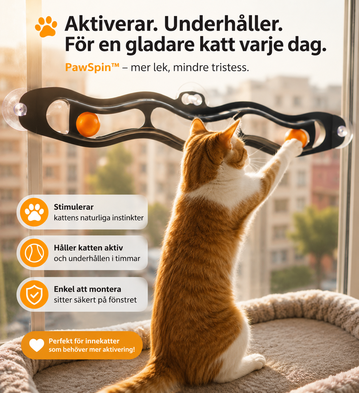 PawSpin™ – Håller Din Katt Aktiv & Underhållen