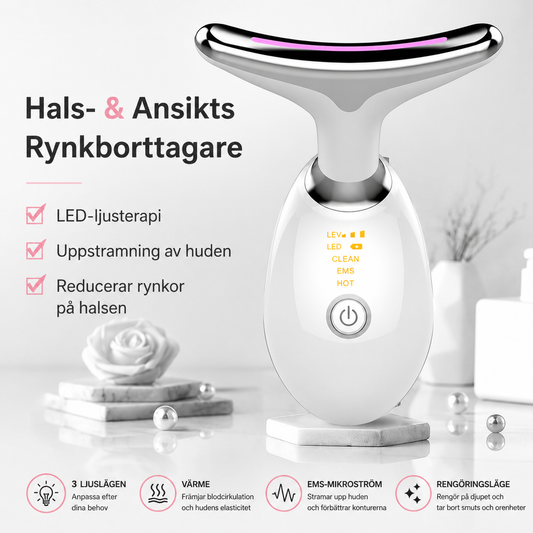 EMS Thermal Luxe Neck Massager – stimulerar blodcirkulation och ger fastare hud