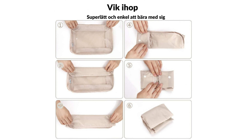 Organisera som ett proffs – 8-pack resepåsar för smidig packning