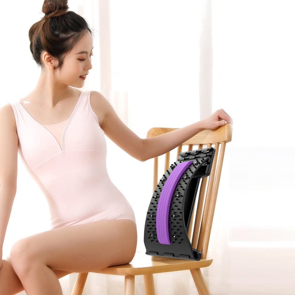 Ergonomisk Ryggsträckare – Stretch & Massage för Rygg, Nacke & Ländrygg