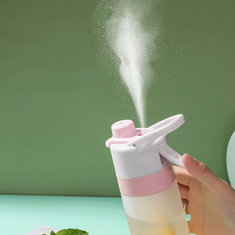 Sportflaska med mist-spray – perfekt för gym, utomhusaktiviteter och resor